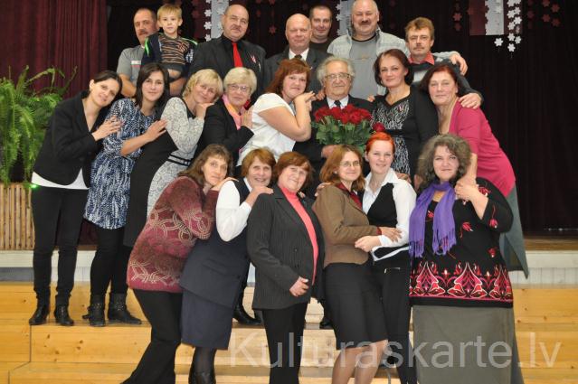 Diriģenta P.Sudarova sveikšana 85.gadu jubilejā